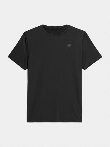4F T-Shirt 4FWSS24TFTSM598 Černá Regular Fit