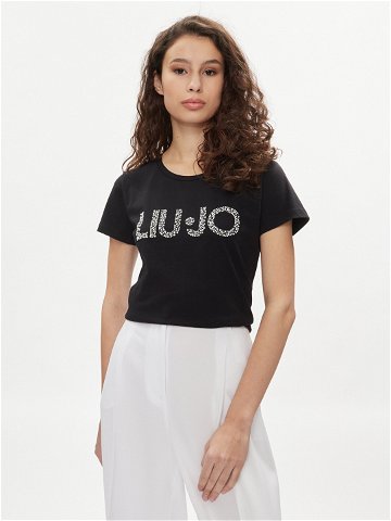 Liu Jo T-Shirt MA4322 J5904 Černá Regular Fit