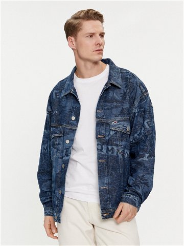 Tommy Jeans Jeansová bunda Aiden DM0DM18971 Modrá Oversize