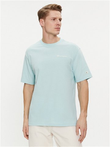 Champion T-Shirt 219787 Modrá Regular Fit