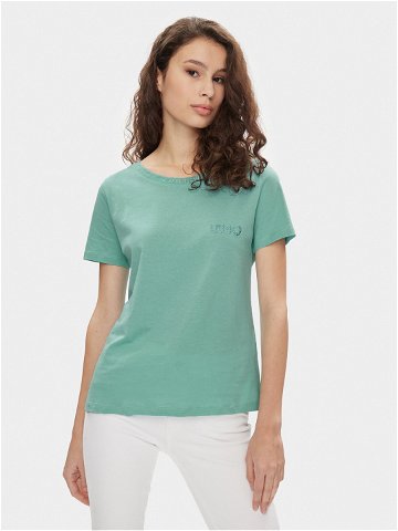 Liu Jo T-Shirt MA4395 J6308 Zelená Regular Fit