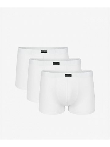 Pánské boxerky ATLANTIC 3Pack – bílé Velikost M
