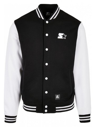 Starter College Fleece Jacket černo bílá XXL