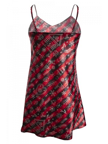Dámská košilka vánoční 012 červená – DKaren XL