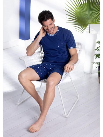 Pánské pyžamo Cotonella DU561 Modrá XL