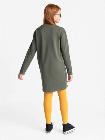 Volcano Regular Silhouette Casual Dress G-Alexa Junior G08377-W22 Khaki barva 158-164