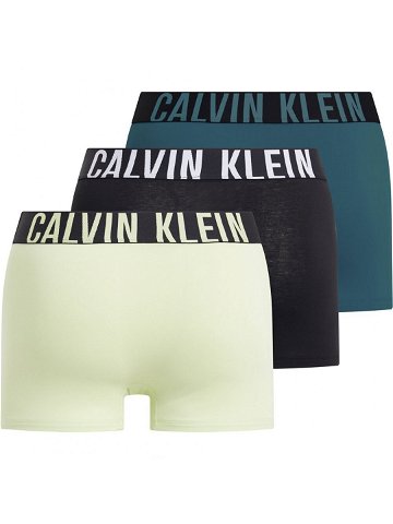 Pánské boxerky 3Pack 000NB3608A OG5 vícebarevné – Calvin Klein XXL