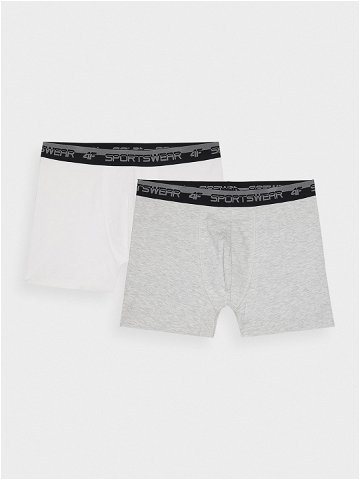 Pánské spodní prádlo boxerky 2-pack – bílé