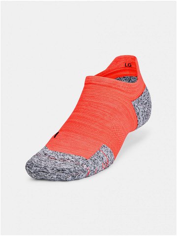 Oranzové sportovní ponožky Under Armour UA AD Run Cushion 1pk NS Tab