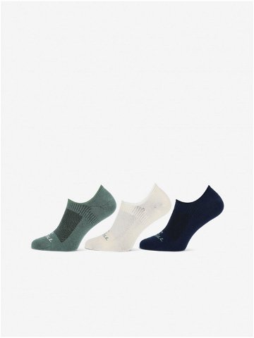 Sada tří párů ponožek v modré béžové a zelené barvě O Neill Footie