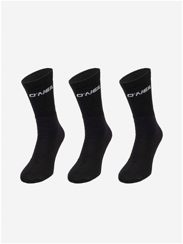 Sada tří párů ponožek v černé barvě O Neill Sportsocks 3P