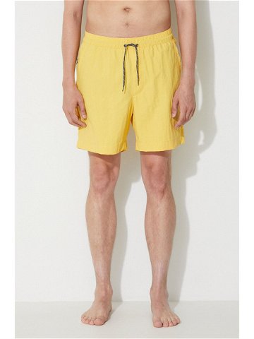 Plavkové šortky Columbia žlutá barva
