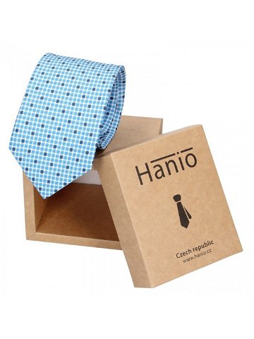 Pánská hedvábná kravata Hanio Adam – modrá