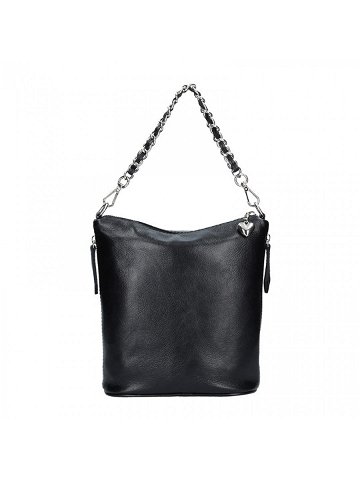 Dámská kožená kabelka Facebag Marta – černá
