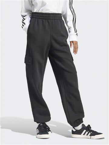 Adidas Teplákové kalhoty Essentials IT7576 Černá Loose Fit
