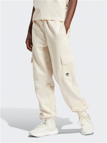 Adidas Teplákové kalhoty Essentials IR5906 Béžová Loose Fit