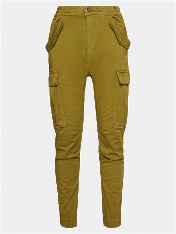 Alpha Industries Joggers kalhoty Airman 188201 Zelená Tapered Fit