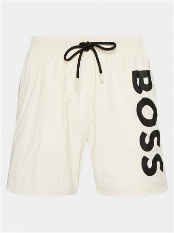 Boss Plavecké šortky Octopus 50515296 Béžová Regular Fit