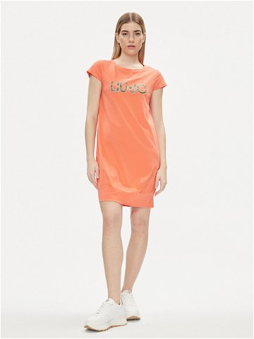 Liu Jo Každodenní šaty VA4103 JS003 Oranžová Regular Fit