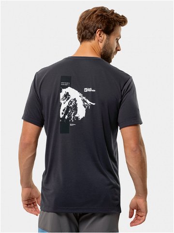 Jack Wolfskin T-Shirt Vonnan 1809941 Šedá Regular Fit