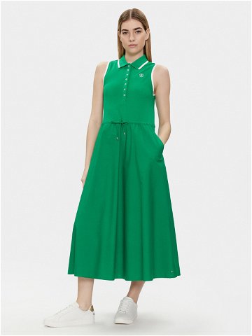 Tommy Hilfiger Letní šaty WW0WW41272 Zelená Regular Fit