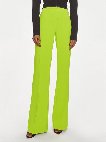 Pinko Kalhoty z materiálu Hulka 100054 7624 Zelená Regular Fit