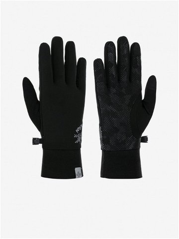Černé unisex sportovní rukavice Kilpi CASPI