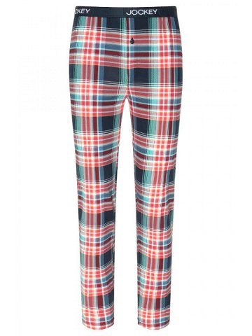 Pánské pyžamové kalhoty 500756H 378 červenomodré káro – Jockey XL