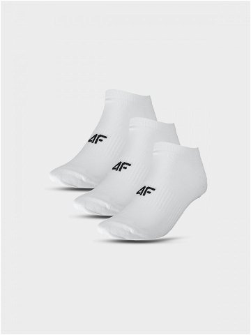 Dámské kotníkové ponožky casual 3-pack – bílé