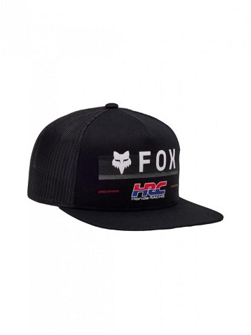 Fox kšiltovka X Honda Snapback Black Černá Velikost One Size
