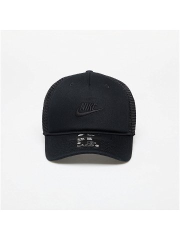 Nike Rise Cap Structured Trucker Cap Black Black Black