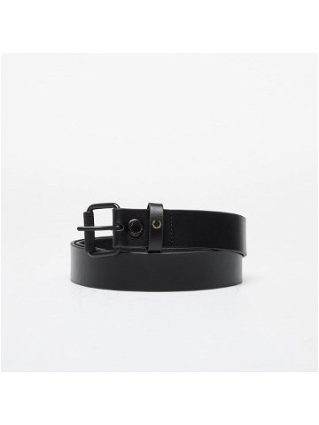 FRED PERRY Burnished Leather Belt Black