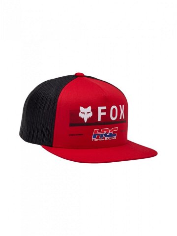 Fox kšiltovka X Honda Snapback Flame Red Červená Velikost One Size