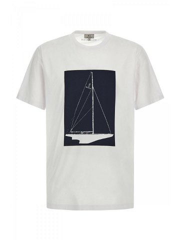 Tričko woolrich boat t-shirt bílá xxl