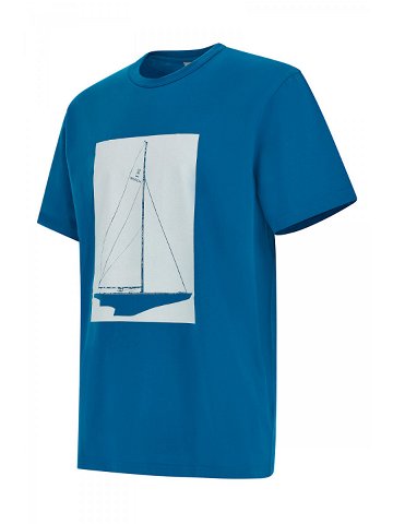 Tričko woolrich boat t-shirt modrá xxl