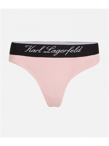 Spodní prádlo karl lagerfeld hotel karl thong růžová l