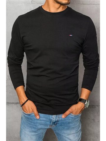 Černá pánská košile s dlouhým rukávem Dstreet LX0533 XXL