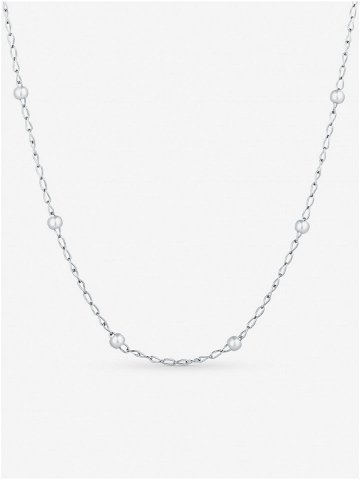 Dámský náhrdelník ve stříbrné barvě VUCH Kruwen Silver
