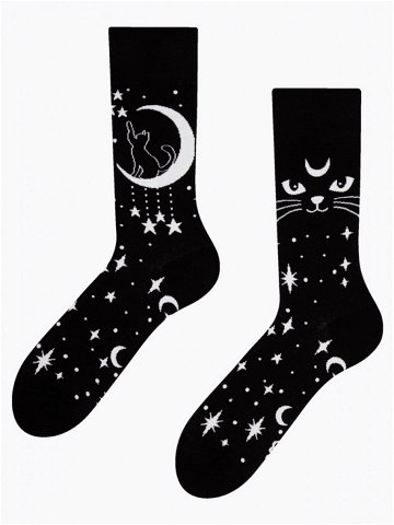 Veselé ponožky Dedoles Tajemná kočka GMRS1368 M