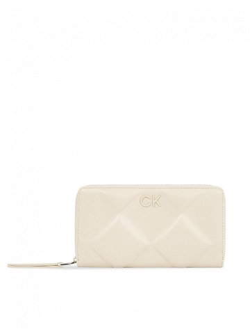 Calvin Klein Velká dámská peněženka Quilt K60K611782 Béžová
