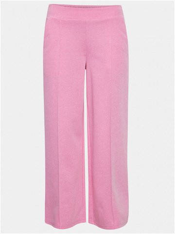 ICHI Kalhoty z materiálu 20113287 Růžová Relaxed Fit