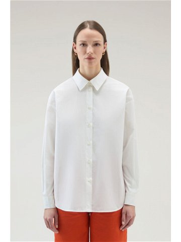 Košile woolrich poplin shirt bílá xxs