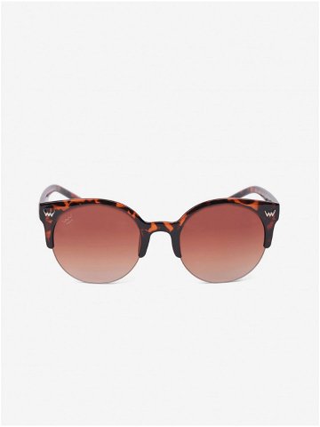 Hnědé dámské sluneční brýle VUCH Brigida Design Brown
