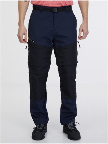 Tmavě modré pánské kalhoty s odepínacími nohavicemi SAM 73 Caleb