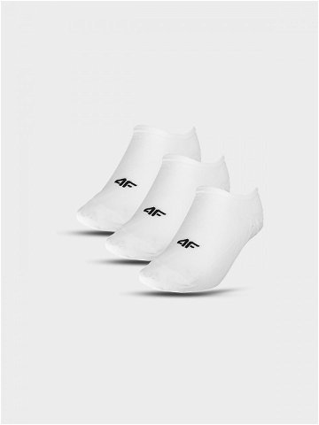 Dámské krátké ponožky casual 3-pack – bílé