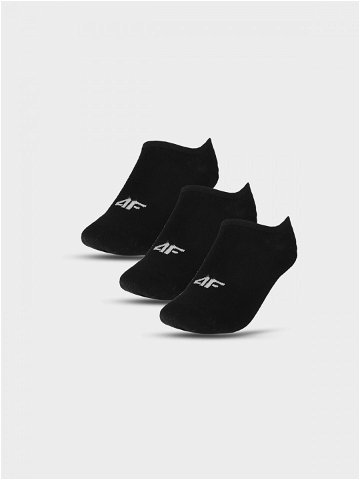 Dámské krátké ponožky casual 3-pack – černé