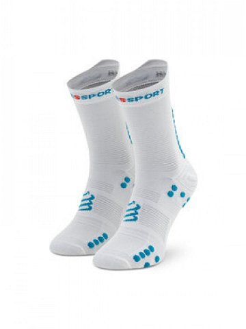 Compressport Klasické ponožky Unisex Pro Racing V4 0 Run High XU00046B Bílá