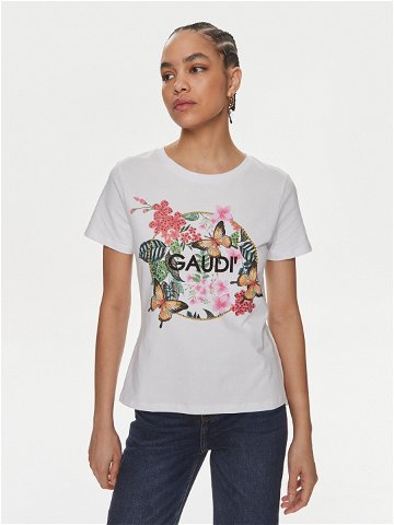 Gaudi T-Shirt 411FD64006 Bílá Regular Fit