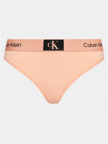 Calvin Klein Underwear Kalhotky string 000QF7248E Růžová