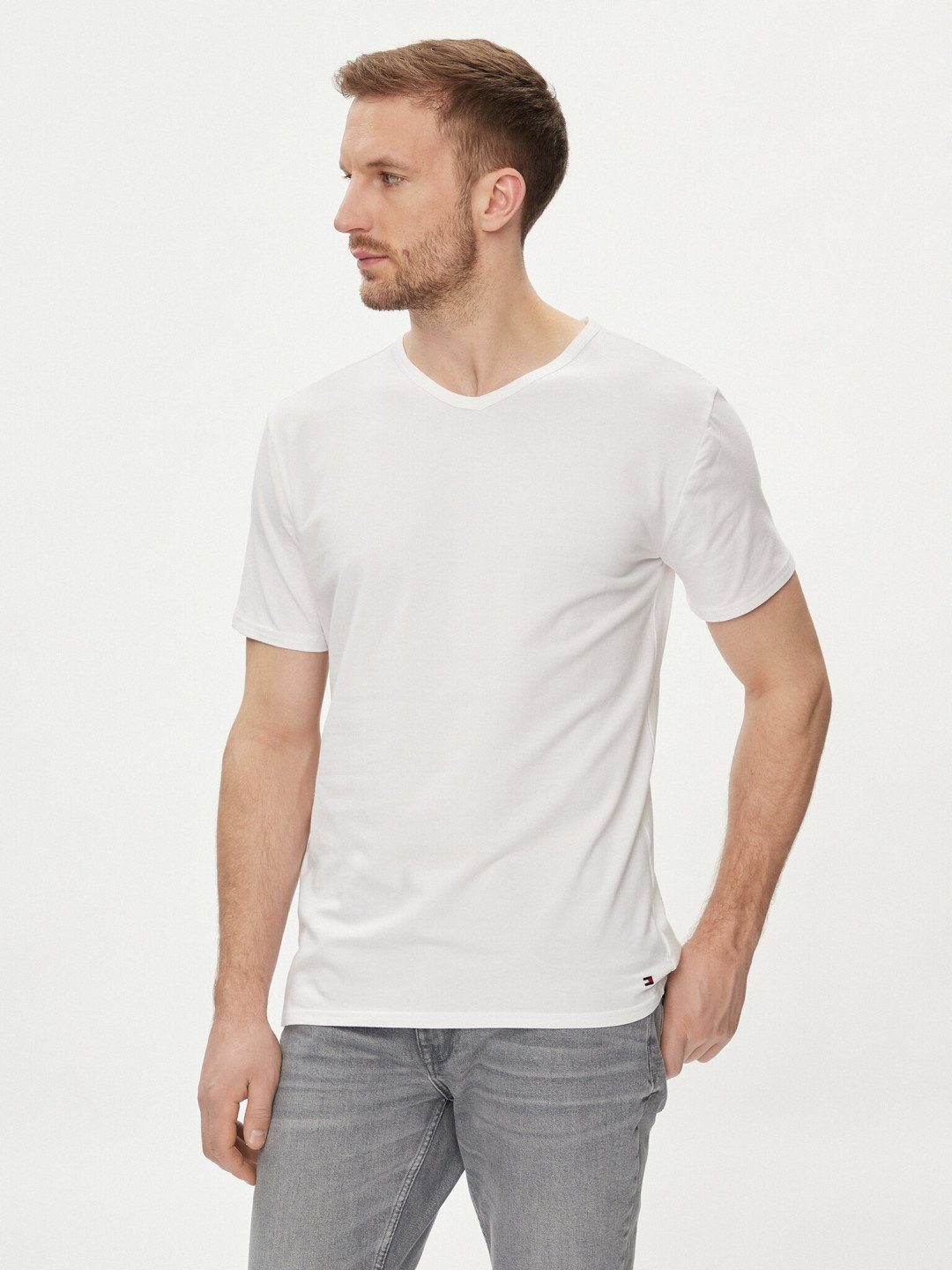 Tommy Hilfiger 3-dílná sada T-shirts UM0UM03137 Bílá Regular Fit